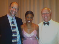 Brad, Montego Glover (soloist) and Michael Krajewski